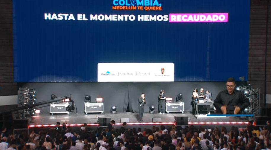 ¡Gracias a todos! Jornada de Colombia, Medellín Te Quiere recaudó más de 6 mil millones de pesos en donaciones