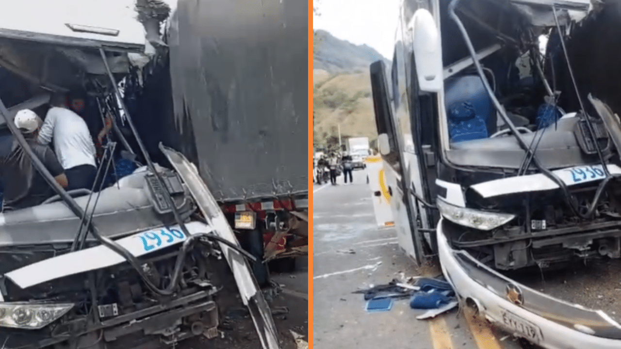 Grave accidente en la vía Medellín - Manizales deja tres muertos y múltiples heridos: el paso está restringido