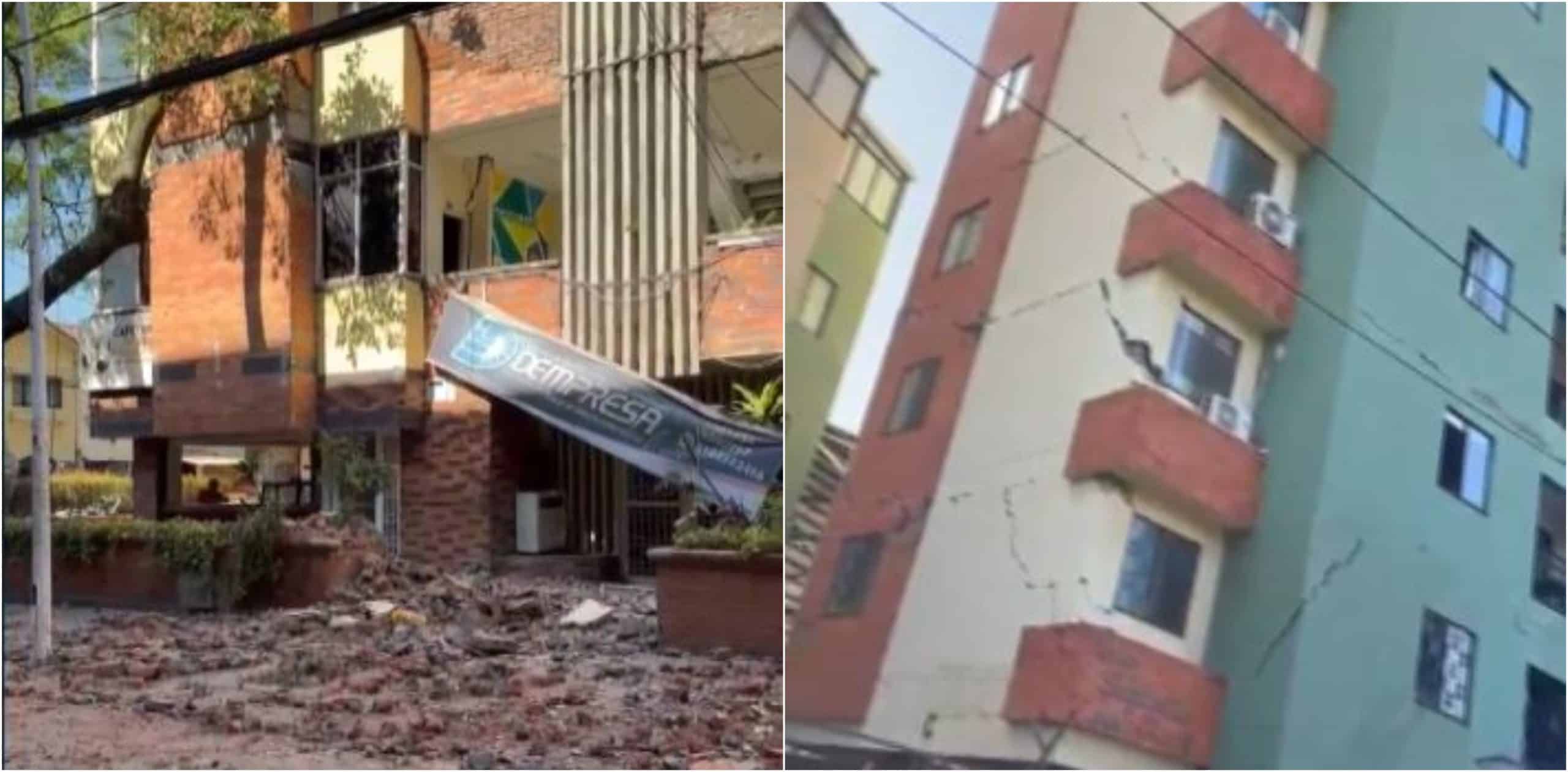 Graves afectaciones en edificaciones de Cali y Armenia tras el sismo registrado en Chocó