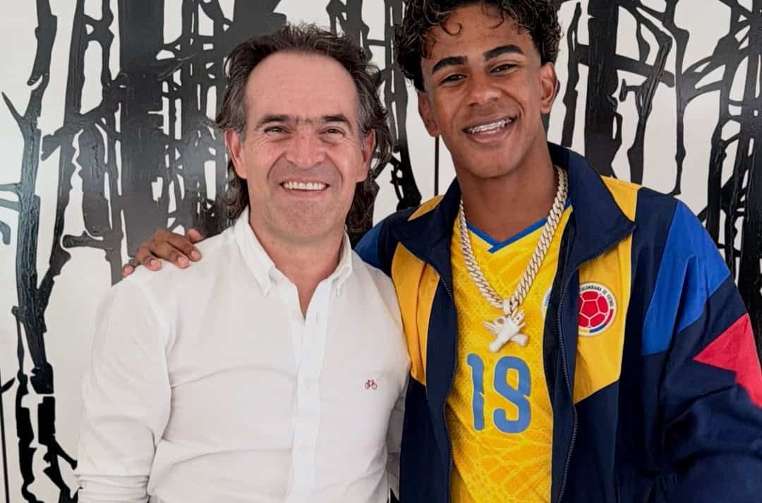 Lamine Yamal disfruta de sus vacaciones en Medellín tras ganar el Mundial con España