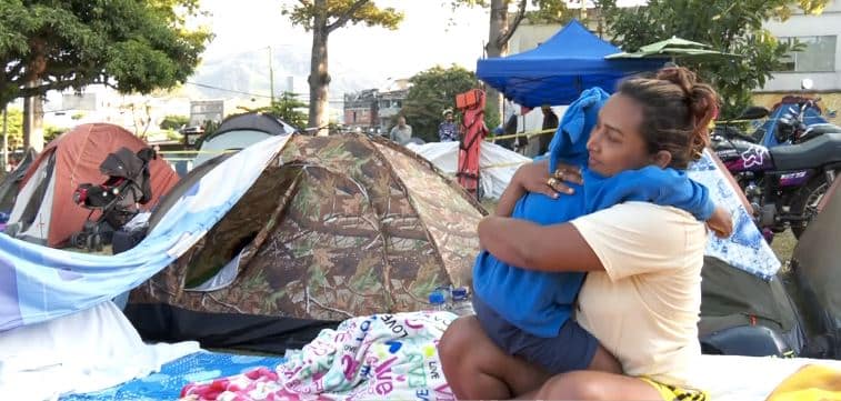 Los albergues se convirtieron en el hogar de más de 60 personas que lo perdieron todo en Pereira