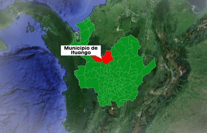 Más de 180 campesinos fueron desplazados en Ituango por combates entre Clan del Golfo y disidencias Farc
