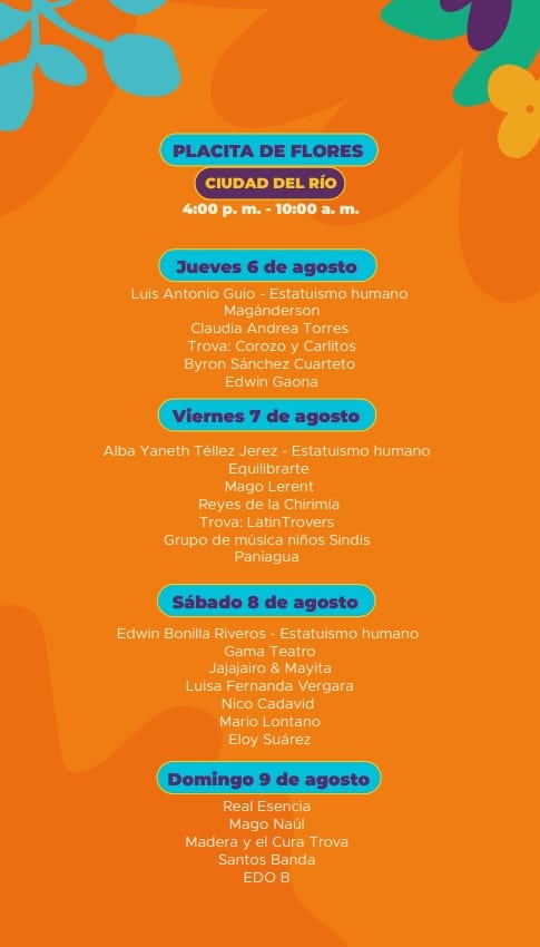 Placita de Flores en Ciudad del Río