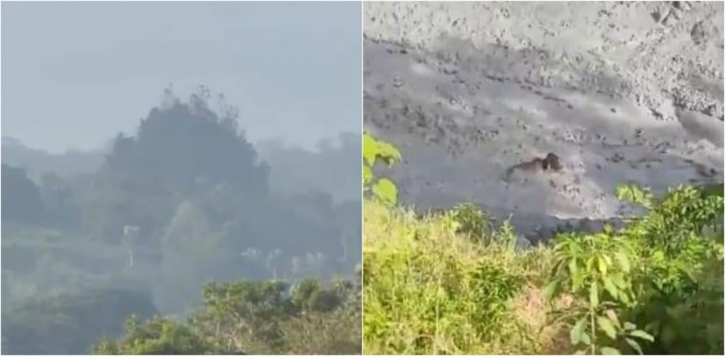 Actividad del volcán de lodo en San Pedro de Urabá