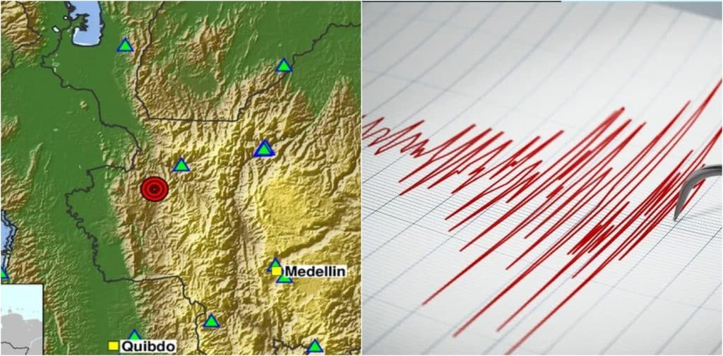 Temblor en Antioquia: un sismo de magnitud 2.9 sacudió la región
