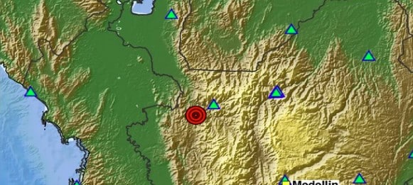 Tembló en Antioquia y Chocó durante la madrugada de este viernes 21 de agosto