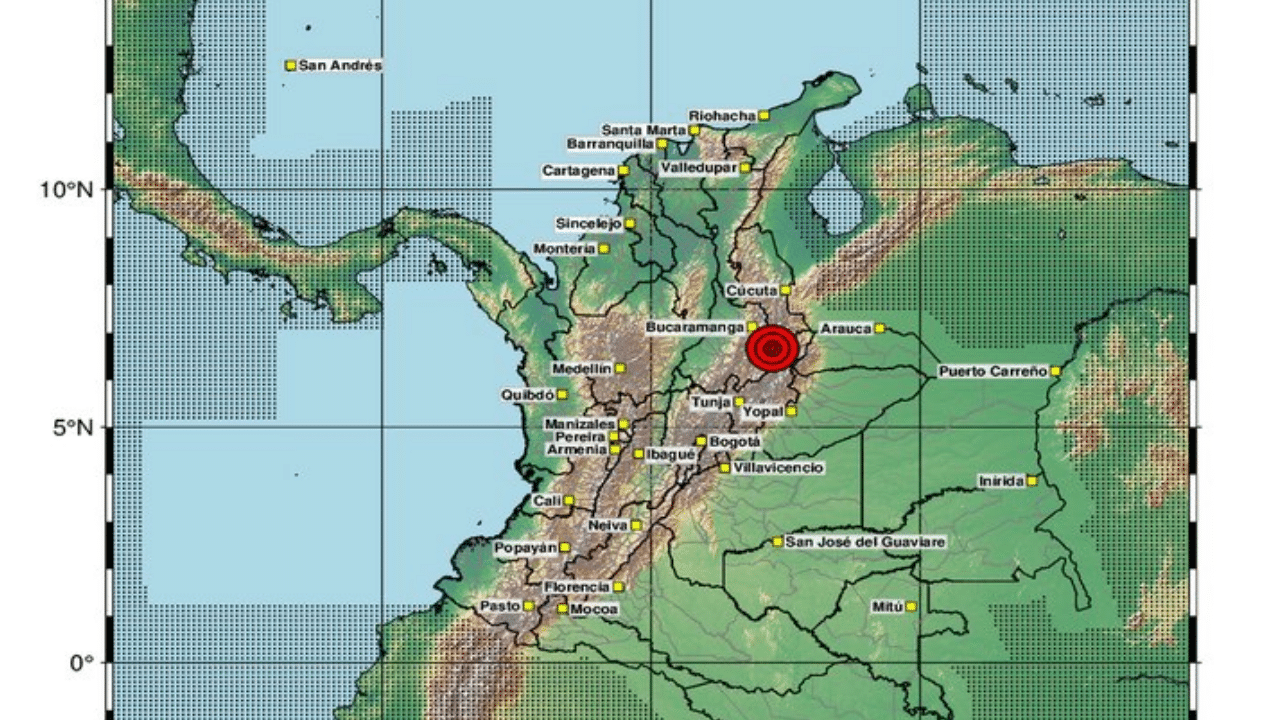Temblor de 5.1 en la mañana de este miércoles 26 de agosto se sintió en Medellín