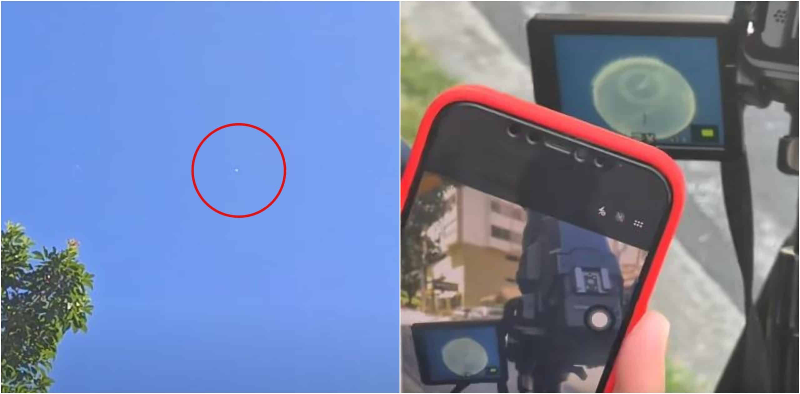 ¿Un ovni? En zona donde se sintió el terremoto reportan ver puntos blancos en el cielo