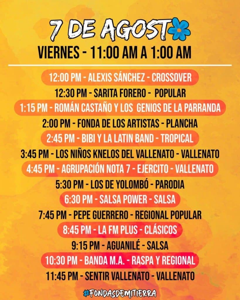 Fondas de Mi Tierra 2026