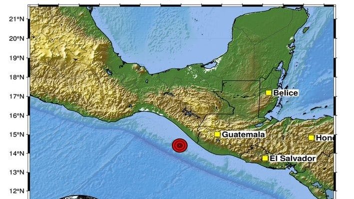 Temblor de magnitud 5.2 en Chiapas, México