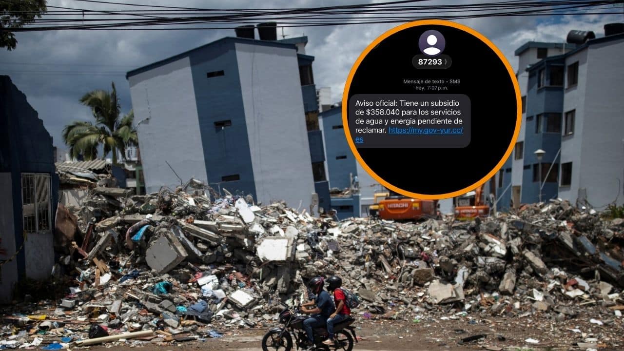¡No hay derecho! Alertan por estafas a afectados por el terremoto con falsos mensajes de subsidios