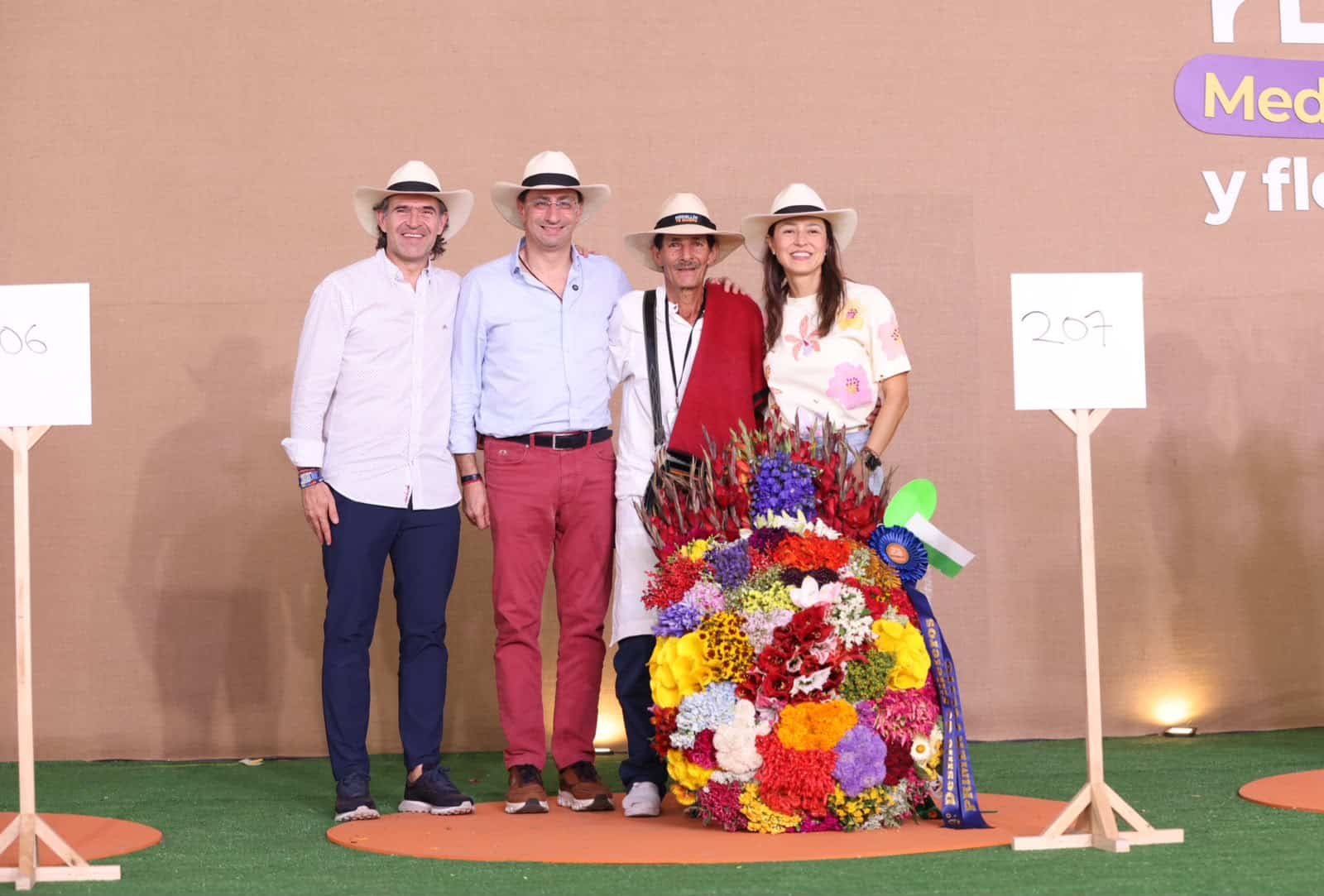 Jhon Jairo Grajales Gómez de la vereda El Porvenir es el ganador absoluto del Desfile Silleteros 2026