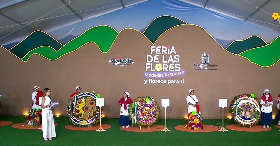 Ganadores del Desfile de Silleteros 2026 en la categoría Junior, los que representan el relevo generacional