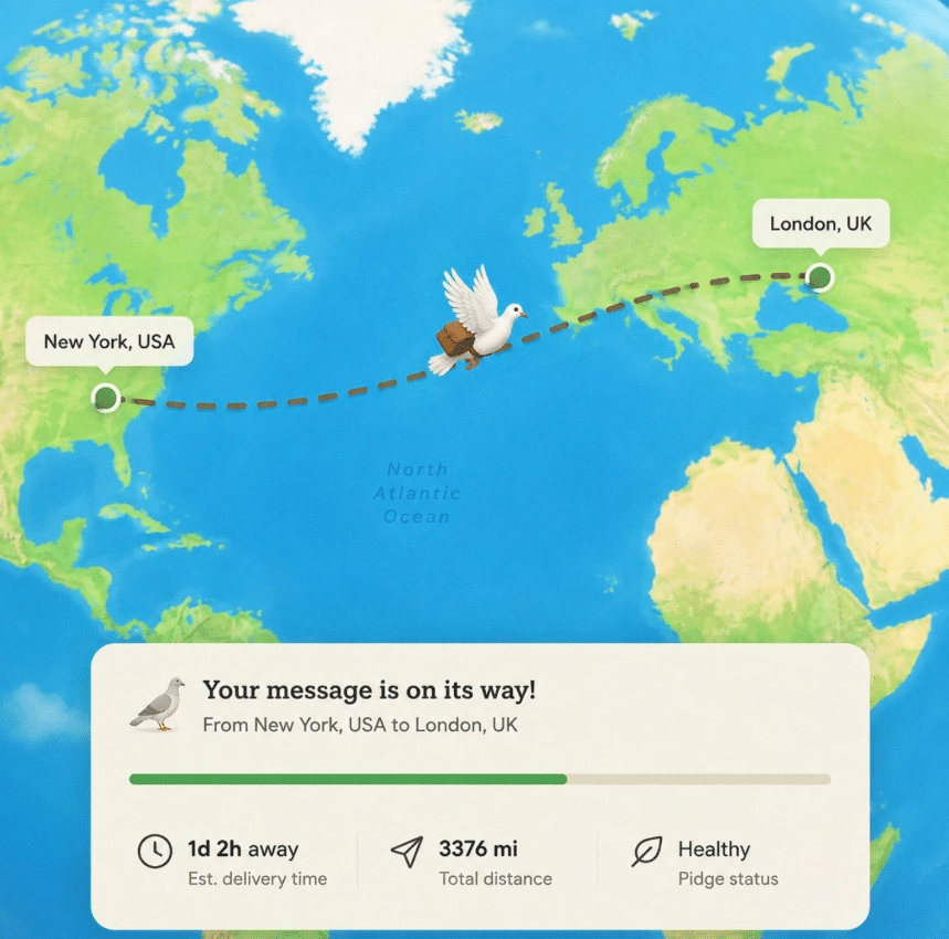 Crean App para enviar palomas mensajeras en pleno 2026 y así puede usarla