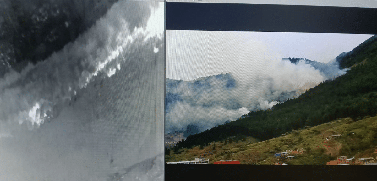 Incendio en el cerro Quitasol: autoridades controlan dos de tres conflagraciones en Bello