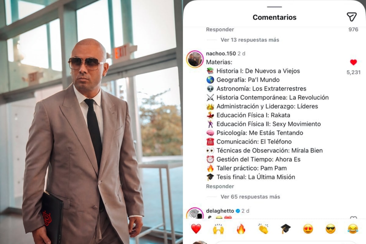 ¿Cuál sería su materia favorita en la Universidad del Perreo? Divertidos memes inundan las redes tras el anuncio de Wisin