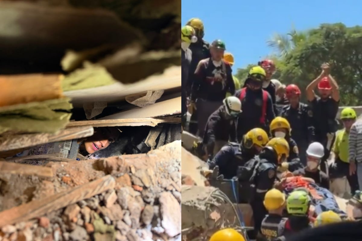 ¡Emocionante! Este es el momento en que rescatan a Diana con vida en Cali un día después del terremoto