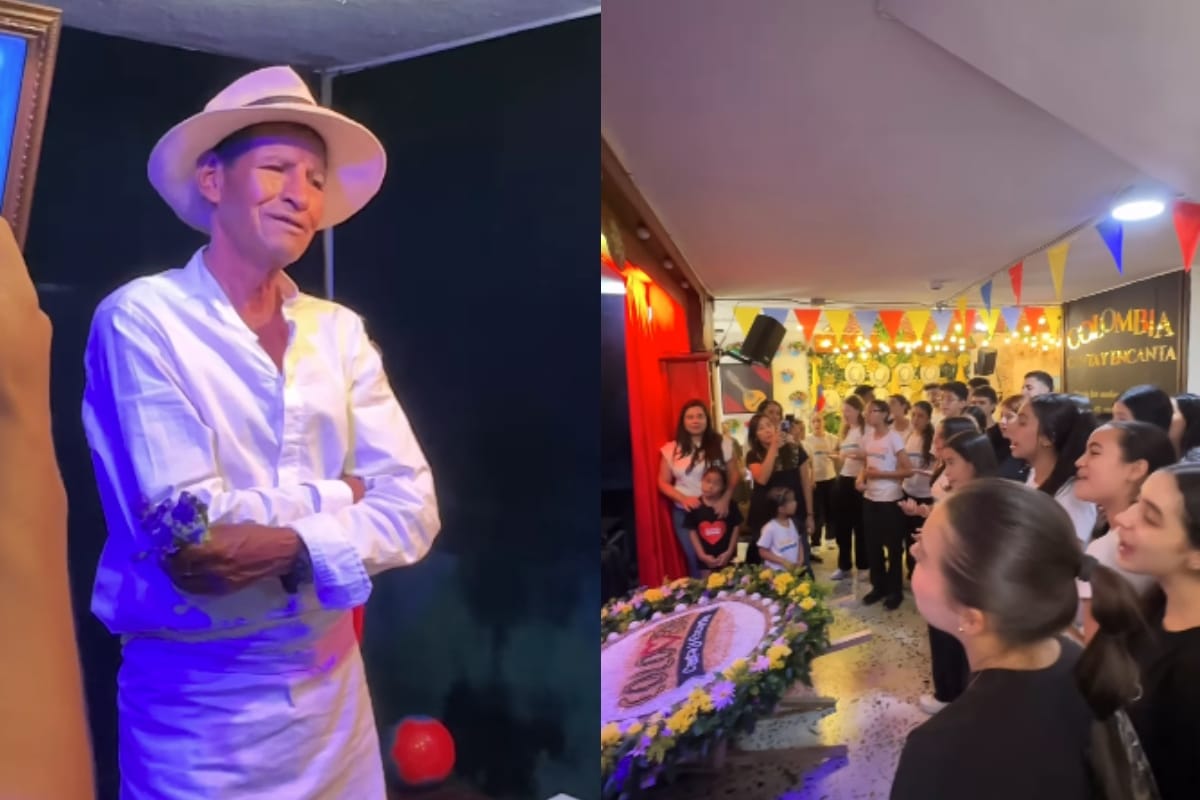 Emotivo homenaje al silletero don Luis Alfonso Rave en Medellín