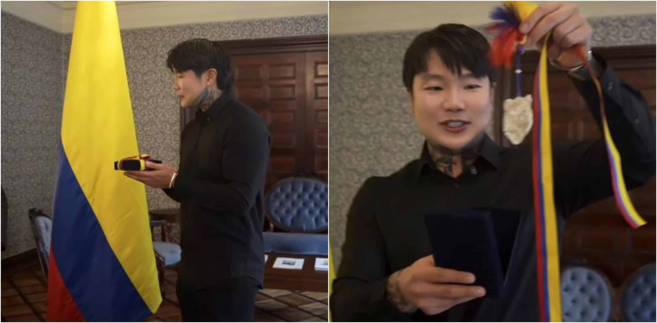 Al influencer coreano Zion le otorgaron la nacionalidad colombiana después de mensajes con el presidente