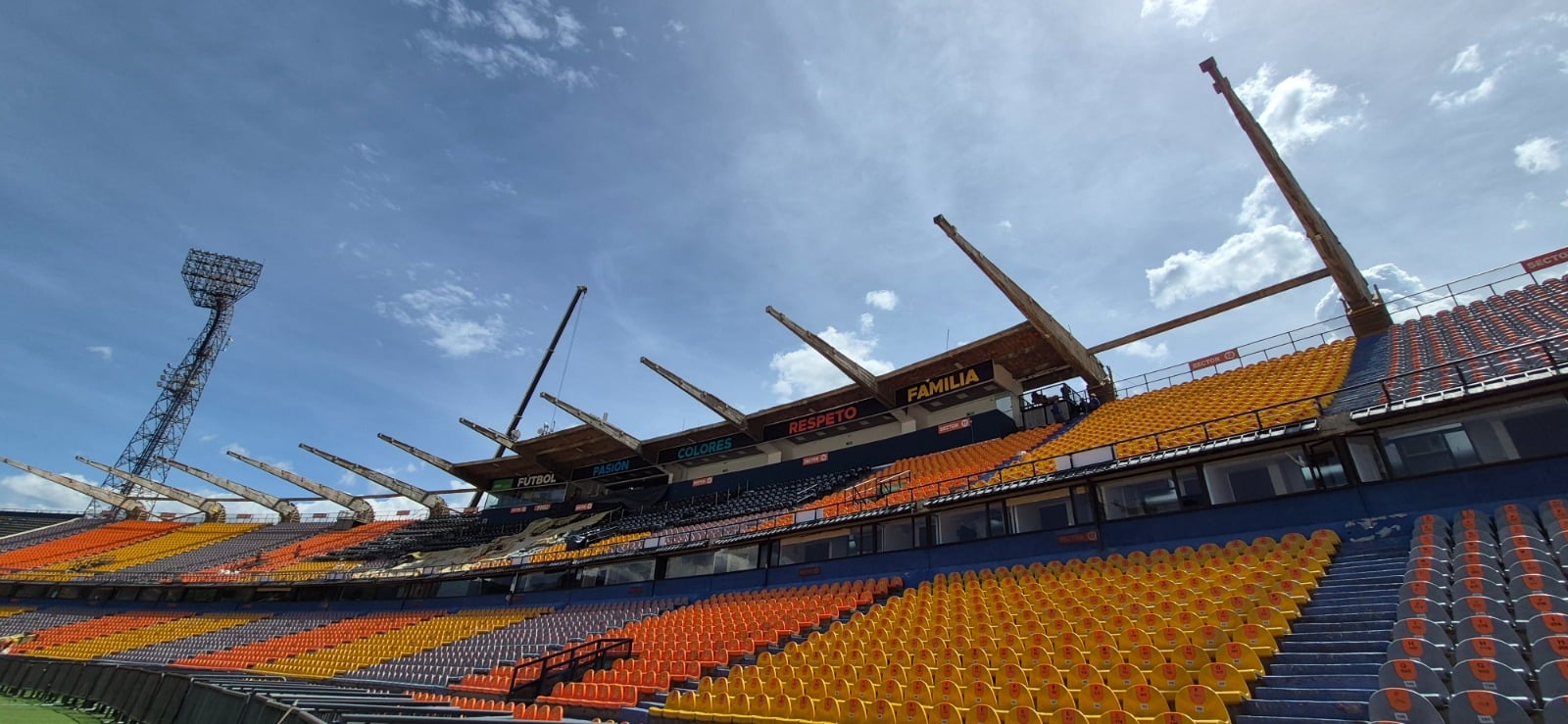 Avances en la remodelación del estadio Atanasio Girardot