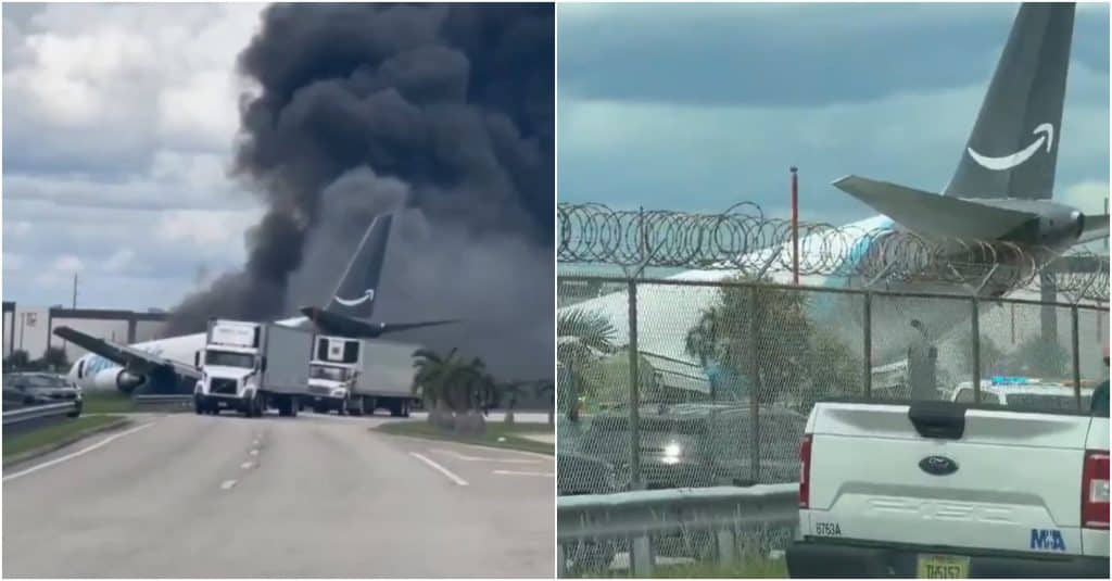 Accidente de un avión de carga de Amazon en Miami deja cinco muertos y varios heridos