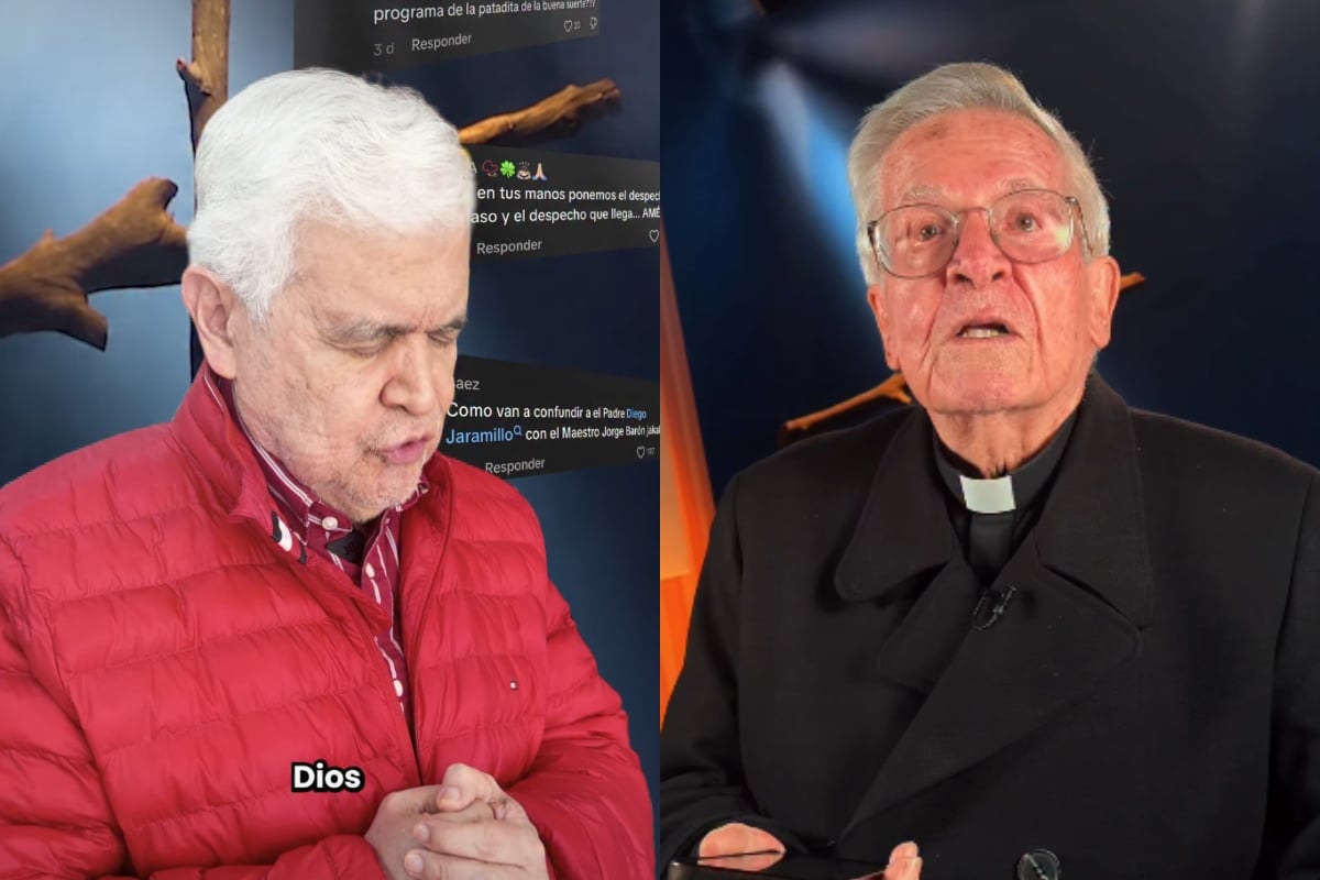 Jorge Barón retó al padre Diego Jaramillo a una “batalla de aura” y su respuesta sorprendió