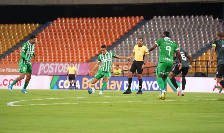 Con estadio vacío, Nacional goleó al Cali y clasificó a los cuartos de Copa Colombia