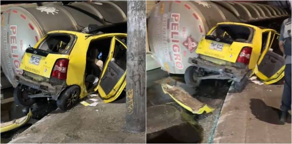 Accidente de tractocamión en Niquía provoca cierre total de la vía