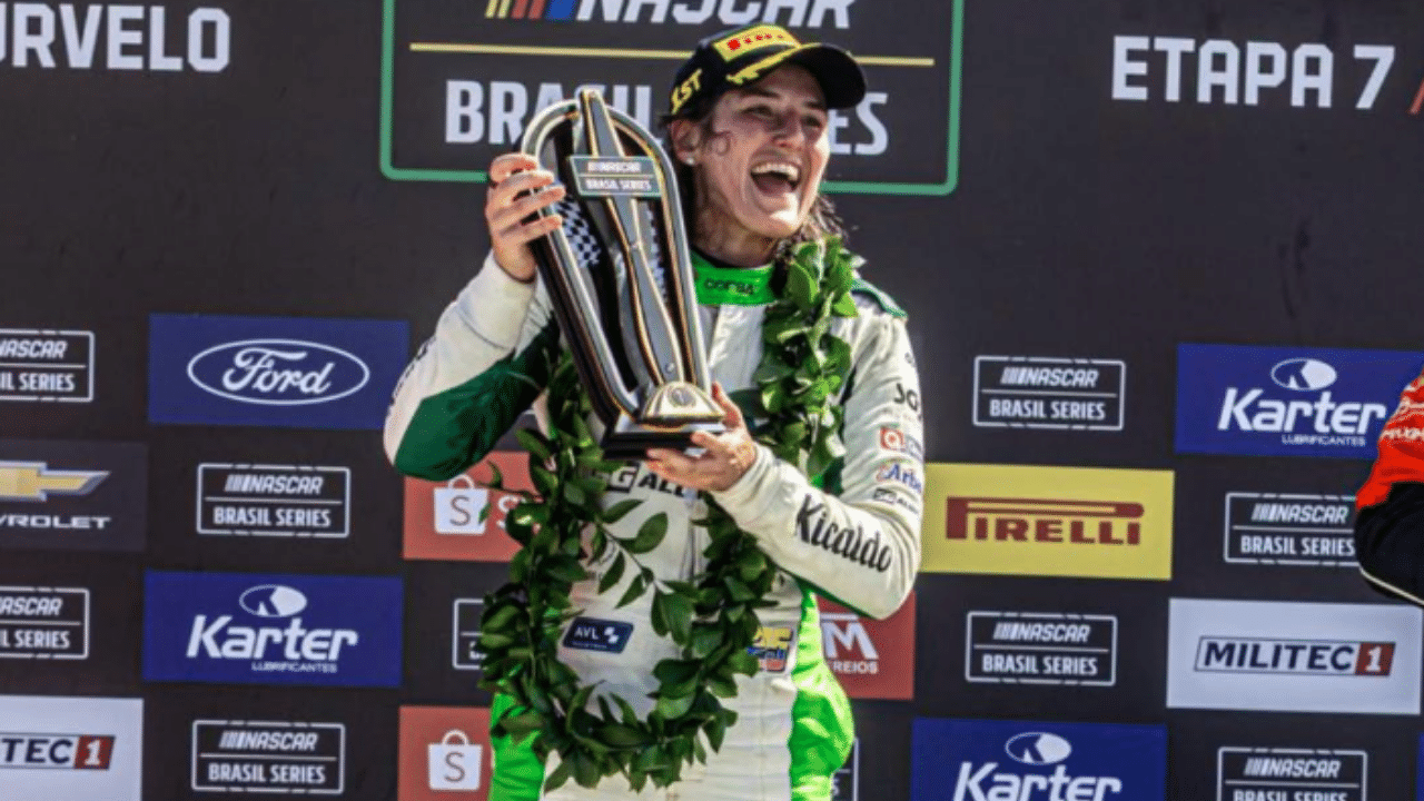 Tatiana Calderón hace historia al ganar en NASCAR Brasil