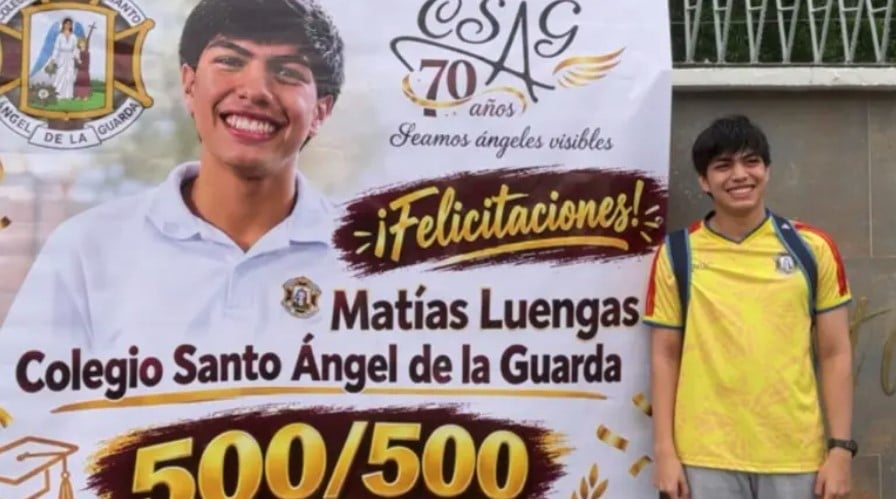 Joven becado por puntaje perfecto en las pruebas Saber 11 eligió estudiar en EAFIT