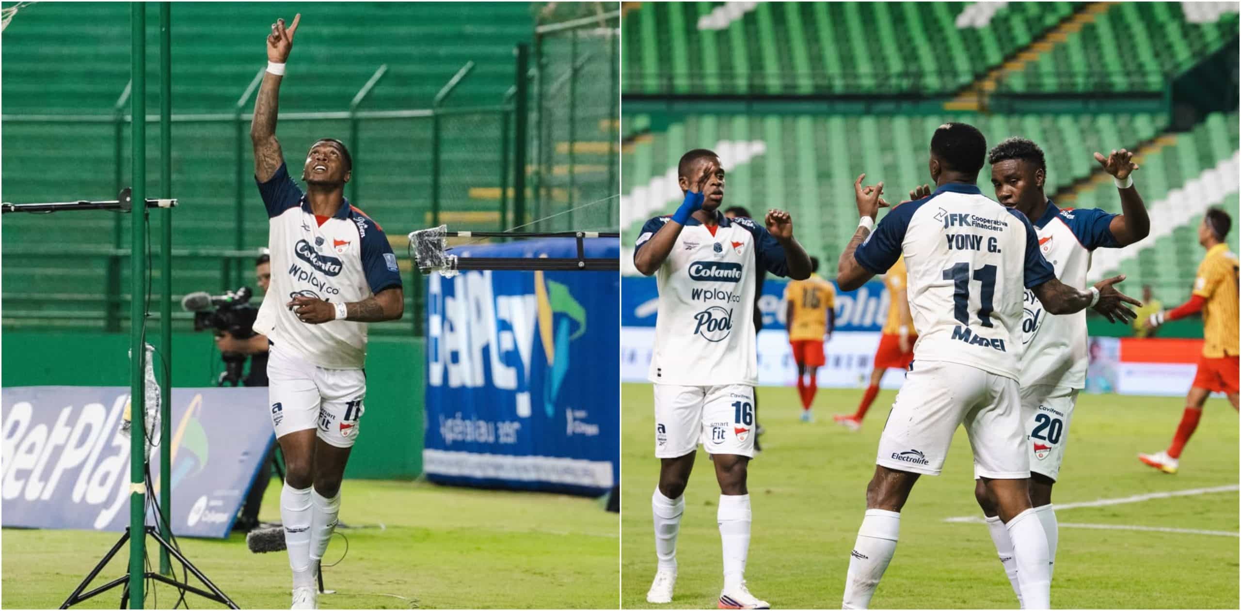 Medellín venció a Pereira y ya es segundo en la liga colombiana