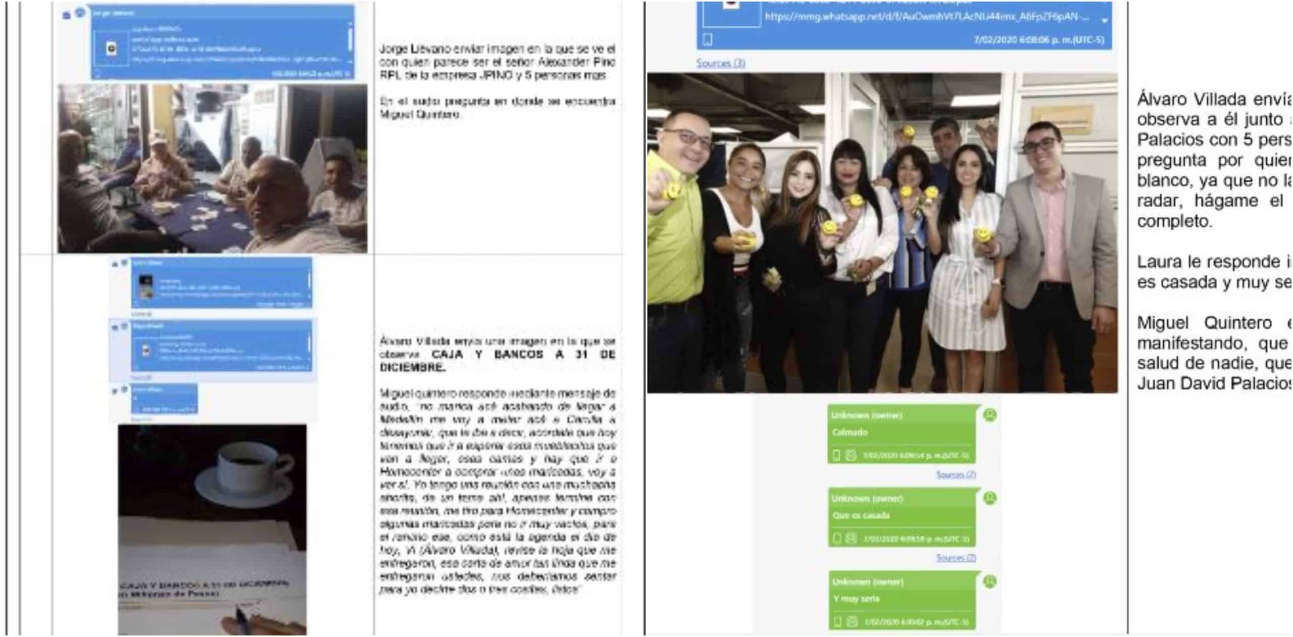 Noticias Telemedellín revela nuevos chats del grupo 'Alternativos sin condones' de Miguel Quintero y sus aliados