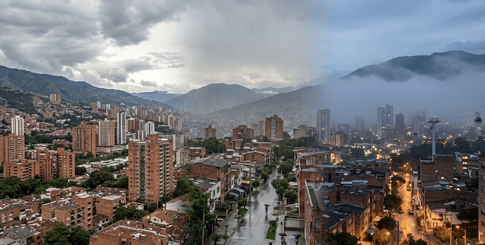 Pronóstico del clima en Medellín para hoy 29 de septiembre