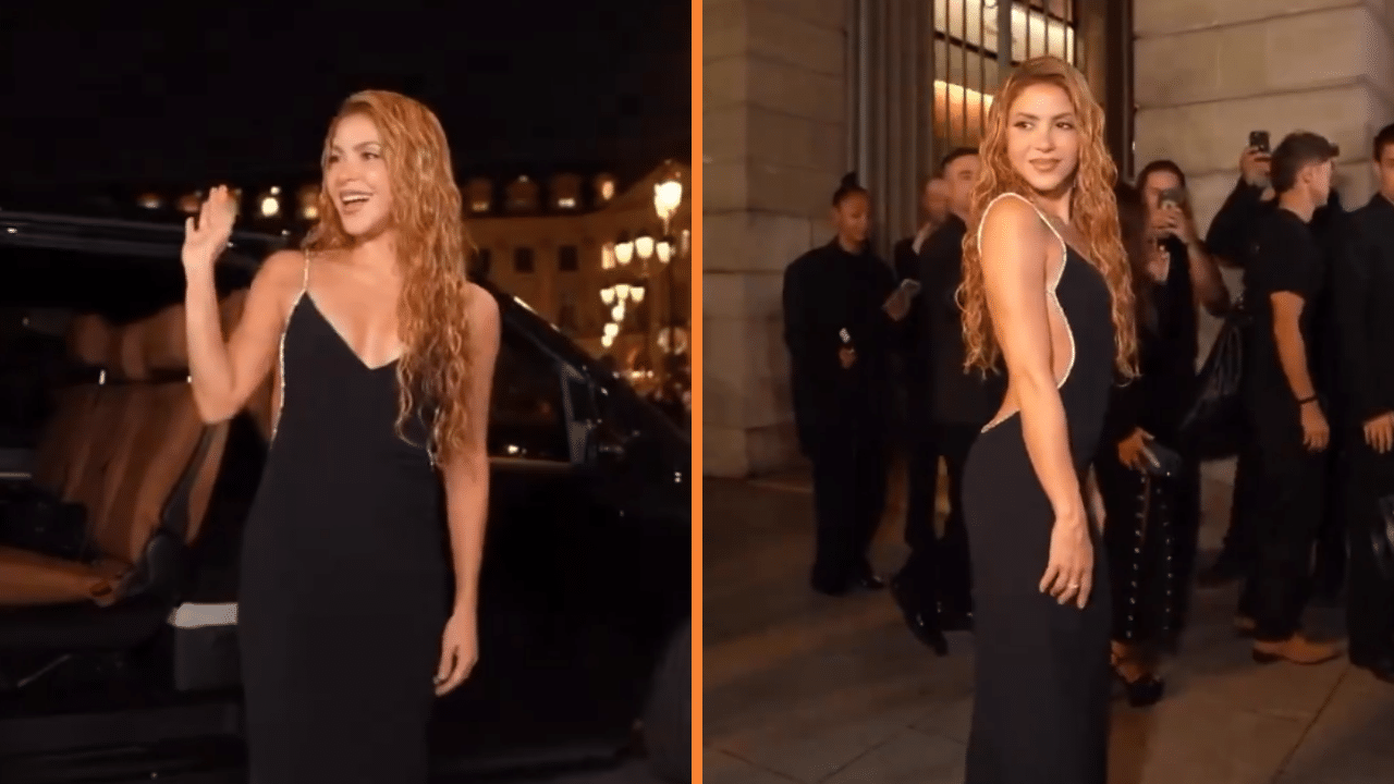 ¡Qué espectáculo! Shakira se robó todas las miradas con sorpresiva aparición en la Semana de la Moda de París