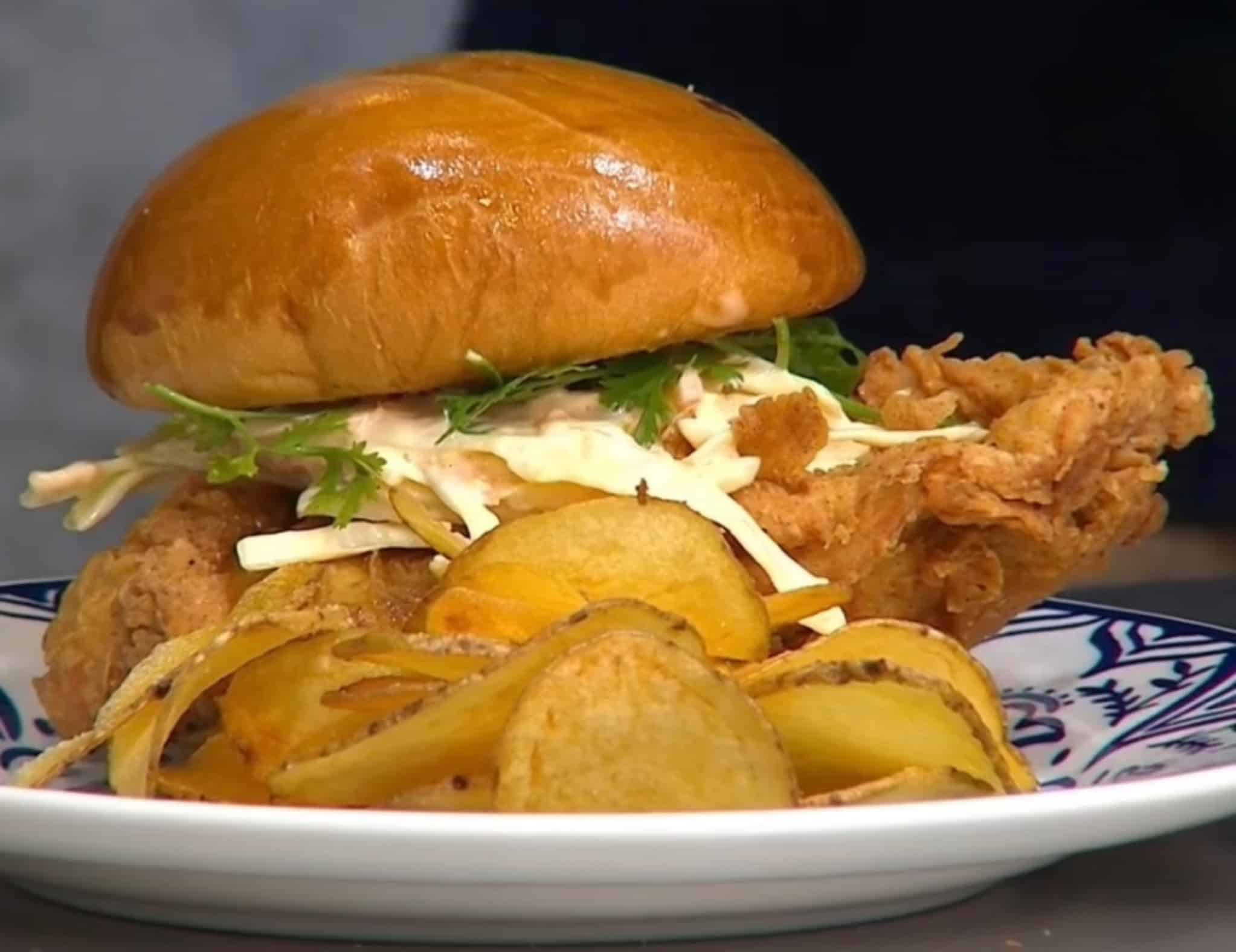 Sandwich de pollo crispy