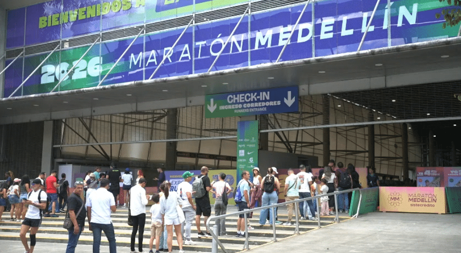 Se realiza Expo Runners en Plaza Mayor como previa de la Maratón Medellín