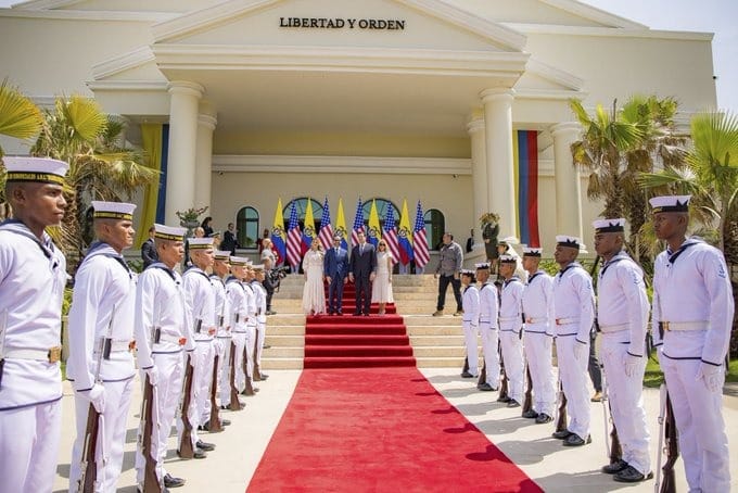 Secretario de Estado de Estados Unidos está en Barranquilla reunido con el presidente De la Espriella