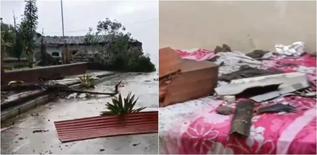 Vendaval causa daños en viviendas de Cañasgordas, Antioquia
