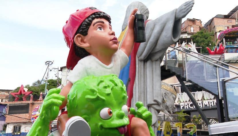 ¿Ya se tomó la foto? Esta es la nueva escultura de la Comuna 13 que sorprende a todos