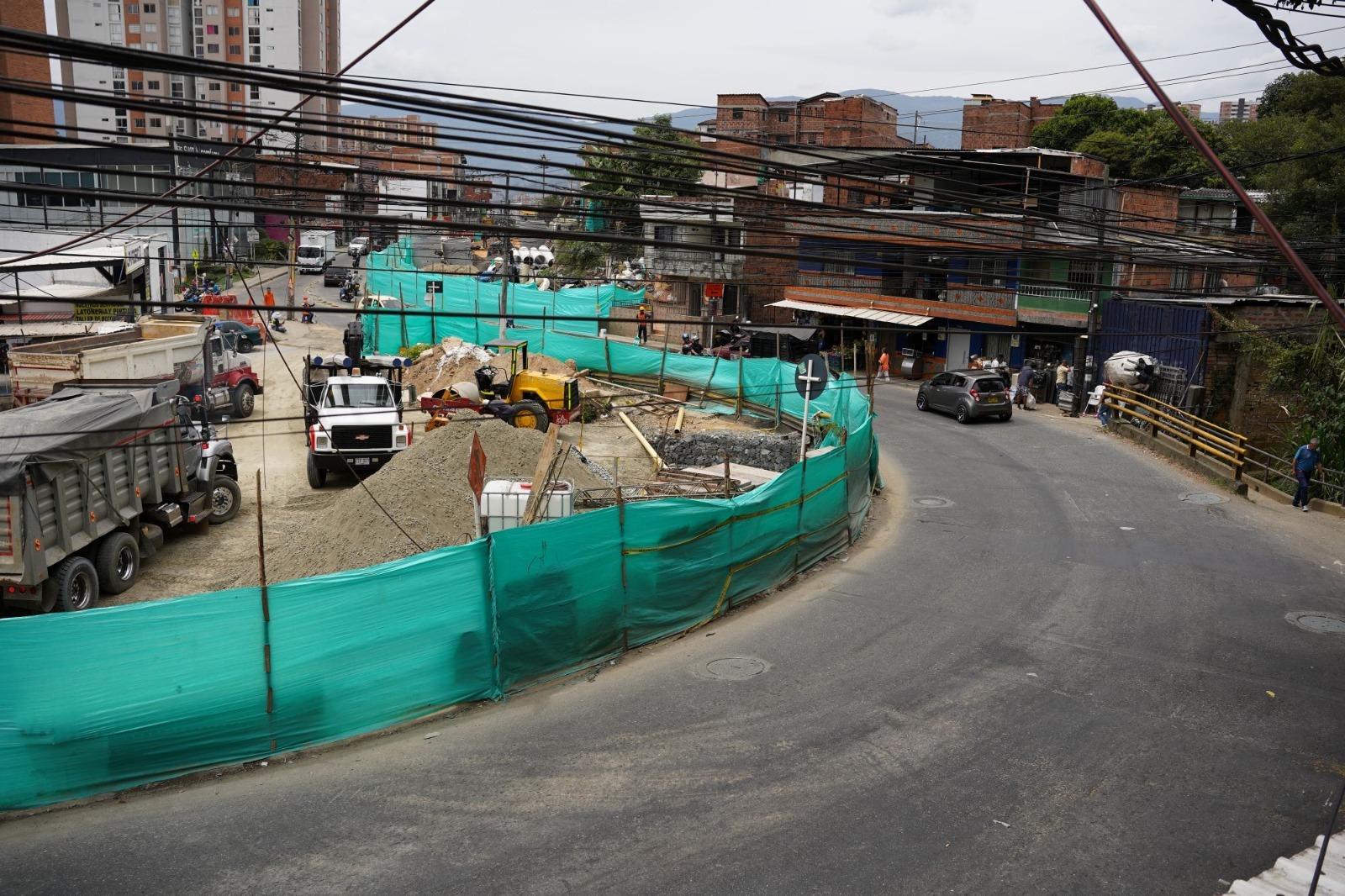Avanza la ampliación vial entre San Antonio de Prado e Itagüí: las obras ya superan el 20 % de ejecución