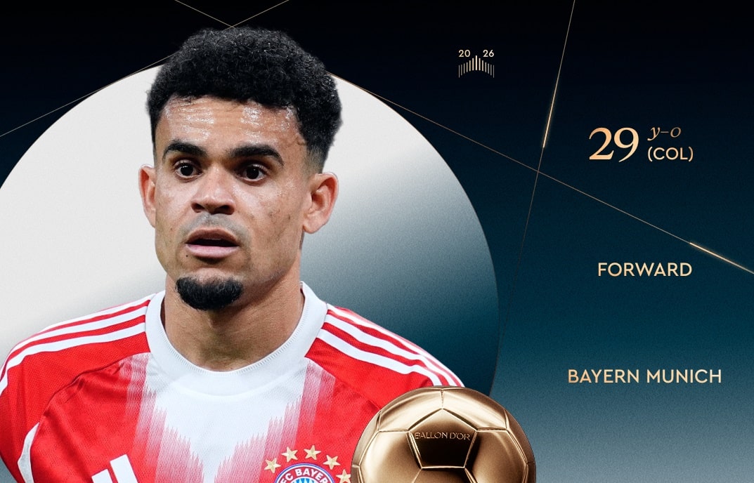 Luis Díaz figura entre los nominados al Balón de Oro: conozca aquí los demás posulados y otras categorías
