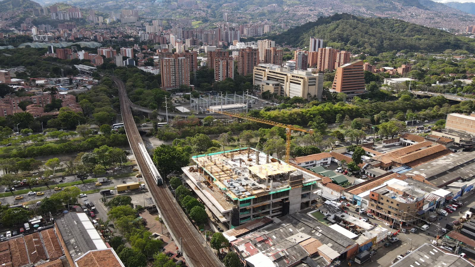 El Pentágono de Medellín alcanza un 36% de avance en su construcción