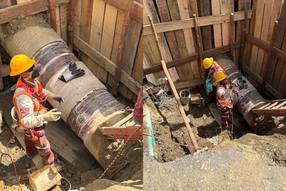 EPM concluye reparación de tubería en Villa Hermosa y restablece servicio de agua