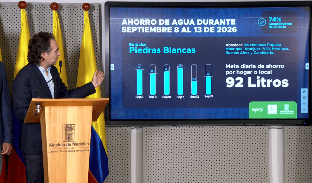 Medellín levanta el racionamiento de agua tras significativo ahorro
