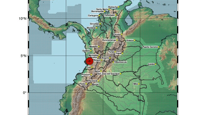 Tres sismos seguidos sacudieron a Colombia este lunes y generaron evacuaciones preventivas
