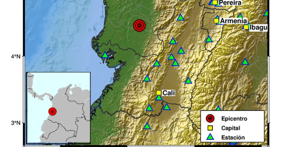 Reportan temblor de magnitud 4.6 con epicentro en Istmina, Chocó, en la mañana de este sábado: ¿lo sintió?