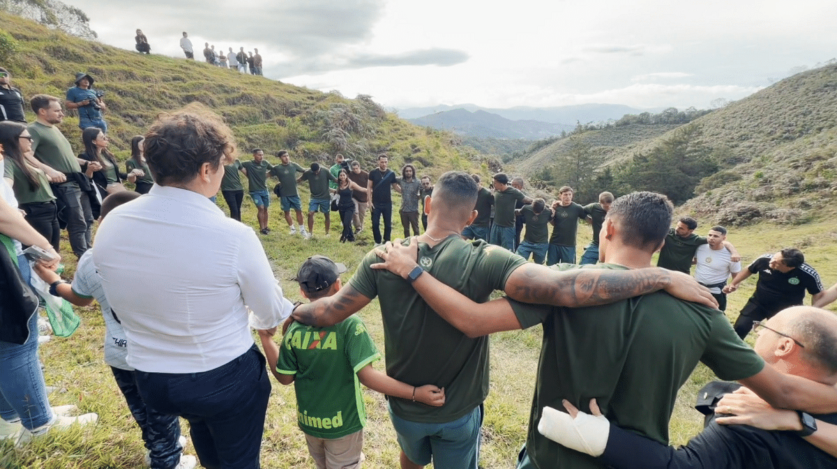 Chapecoense recuerda la tragedia de 2016 en una ceremonia emotiva
