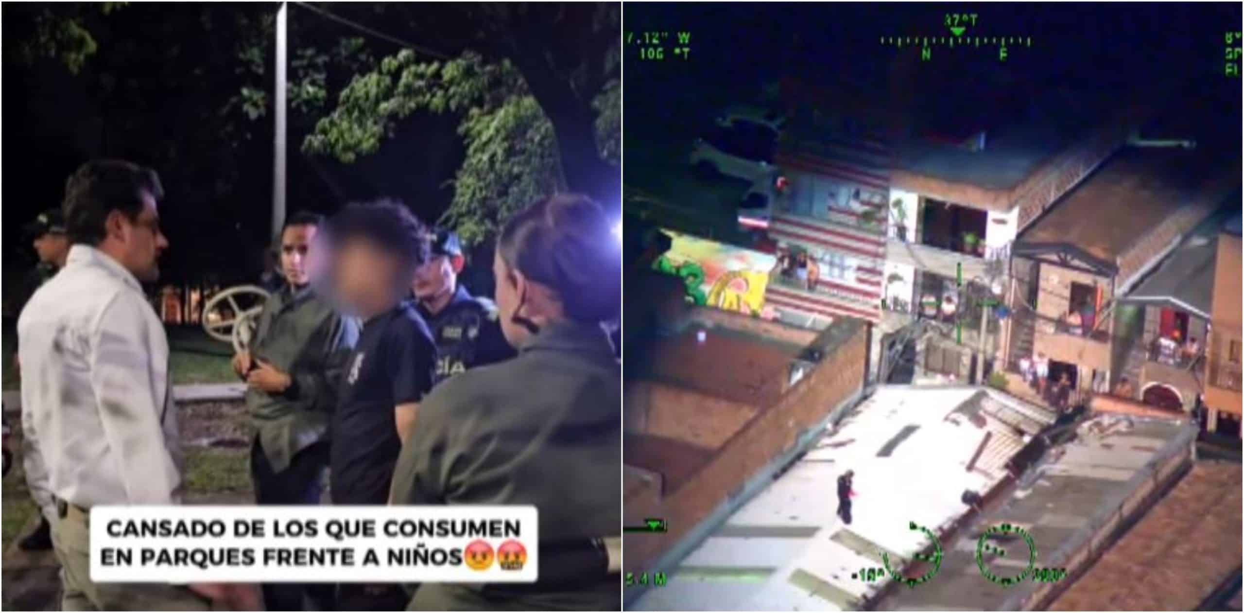 Así son los operativos de control contra el tráfico y consumo de drogas en el Valle de Aburrá