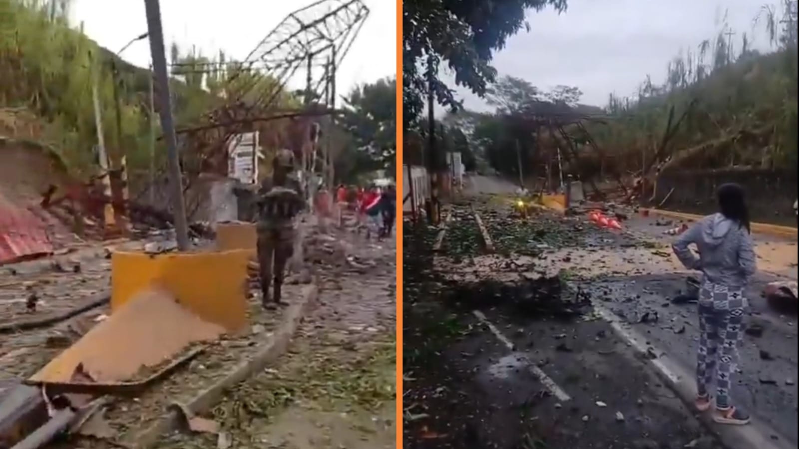 Atentado con carro bomba destruyó el peaje de El Bordo en la vía Panamericana