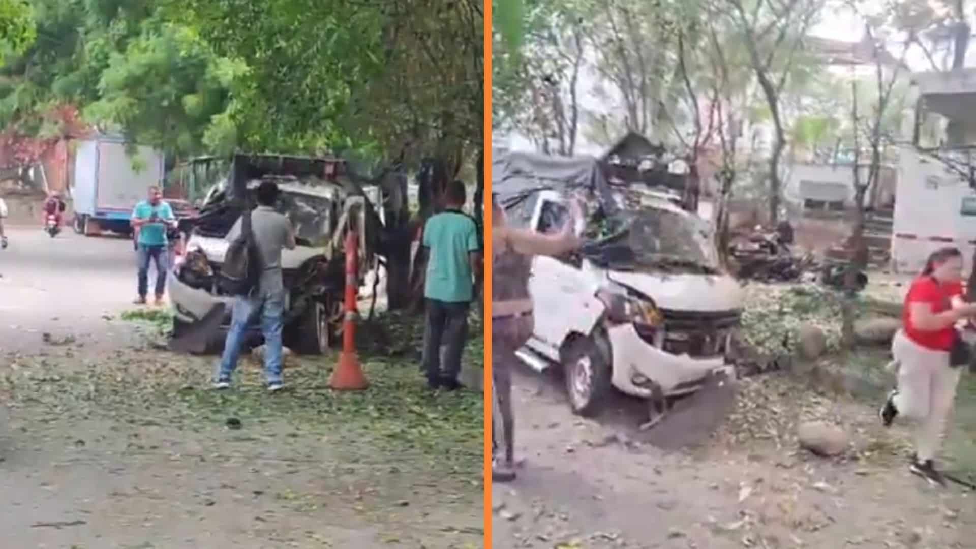Atentado con explosivos en Cúcuta deja siete heridos y el cierre del puente internacional Francisco de Paula Santander